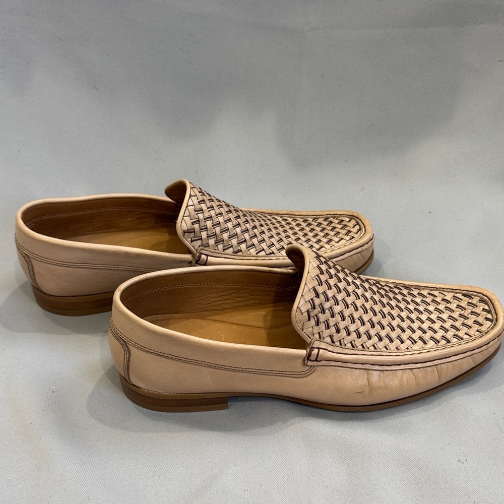 Donald J Pliner Men’s Woven Leather Slip-On Loafers – Size 10 - Picture 5 of 9